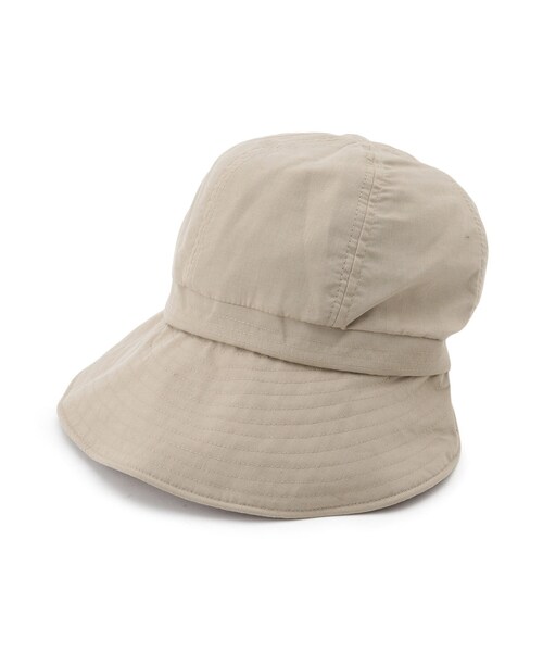 SHOO・LA・RUE（シューラルー）の「【防花粉機能付き】ジョッキーキャップ（キャップ・レディース・ブラック/ベージュ・00）」の2枚目の写真