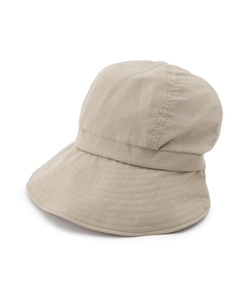 SHOO・LA・RUE（シューラルー）の「【防花粉機能付き】ジョッキーキャップ（キャップ・レディース・ブラック/ベージュ・00）」の3枚目の写真