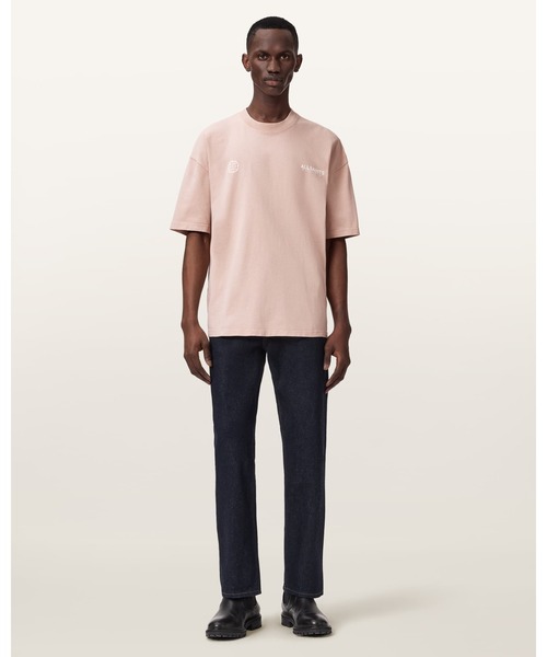 ALLSAINTS(オールセインツ)の「EMBLEM SHORT SLEEVE COTTON T-SHIRT | EMBLEM 半袖 コットン Tシャツ(Tシャツ/カットソー・メンズ・ピンク系その他・S/M/L/XS)」の5枚目の写真