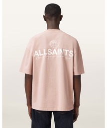 ALLSAINTS✨カッコよすぎるピンクボーダーTシャツ SAINT JAMES/セントジェームス OUESSANT/ウェッソン ボーダー（Tシャツ