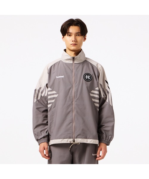 hummel(ヒュンメル)の「hummel/ヒュンメル H.FC ウーブンジャケット(ナイロンジャケット・レディース・グレー/ブルー/ブラック・L/XL/M)」の18枚目の写真