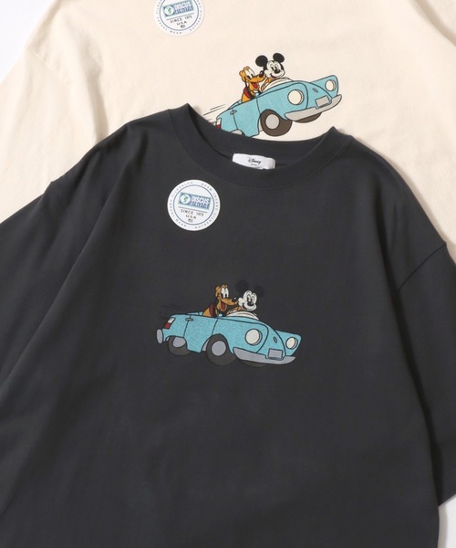 Disney(ディズニー)の「Disney/ディズニーコラボ DISCUS/ディスカス オーバーサイズ ショート丈&レギュラー丈 ミッキーマウス 半袖Tシャツ/レディース メンズ(Tシャツ/カットソー・レディース・ブラック/ブラック系その他2/ブラック系その他/ホワイト系その他2/ブラック系その他3/ホワイト/ホワイト系その他/ホワイト系その他3・M/L)」の7枚目の写真
