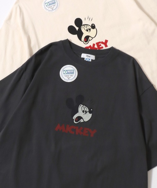 Disney(ディズニー)の「Disney/ディズニーコラボ DISCUS/ディスカス オーバーサイズ ショート丈&レギュラー丈 ミッキーマウス 半袖Tシャツ/レディース メンズ(Tシャツ/カットソー・レディース・ブラック/ブラック系その他2/ブラック系その他/ホワイト系その他2/ブラック系その他3/ホワイト/ホワイト系その他/ホワイト系その他3・M/L)」の8枚目の写真