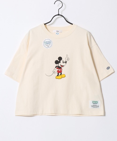 Disney(ディズニー)の「Disney/ディズニーコラボ DISCUS/ディスカス オーバーサイズ ショート丈&レギュラー丈 ミッキーマウス 半袖Tシャツ/レディース メンズ(Tシャツ/カットソー・レディース・ブラック/ブラック系その他2/ブラック系その他/ホワイト系その他2/ブラック系その他3/ホワイト/ホワイト系その他/ホワイト系その他3・M/L)」の10枚目の写真