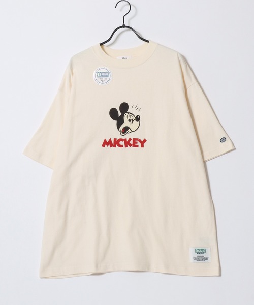 Disney(ディズニー)の「Disney/ディズニーコラボ DISCUS/ディスカス オーバーサイズ ショート丈&レギュラー丈 ミッキーマウス 半袖Tシャツ/レディース メンズ(Tシャツ/カットソー・レディース・ブラック/ブラック系その他2/ブラック系その他/ホワイト系その他2/ブラック系その他3/ホワイト/ホワイト系その他/ホワイト系その他3・M/L)」の22枚目の写真