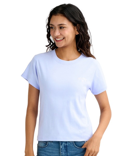 BILLABONG(ビラボン)の「BILLABONG/ビラボン レディース 半袖 Tシャツ ARCH LOGO BABY FIT TEE BG013225(Tシャツ/カットソー・レディース・スミクロ/ピンク/ブルー/オフホワイト・L/M)」の13枚目の写真
