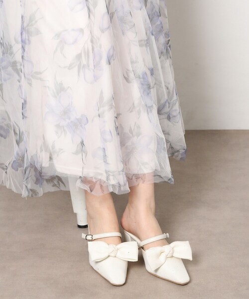 ESPERANZA（エスペランサ）の「BIGリボン2WAYミュール（サンダル・レディース・アイボリー系2/ブルー系2/ブラック系2・LL/L/M/S）」の21枚目の写真