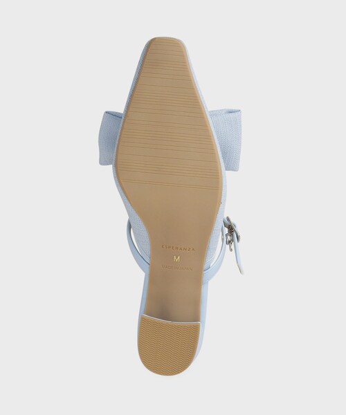 ESPERANZA（エスペランサ）の「BIGリボン2WAYミュール（サンダル・レディース・アイボリー系2/ブルー系2/ブラック系2・LL/L/M/S）」の13枚目の写真