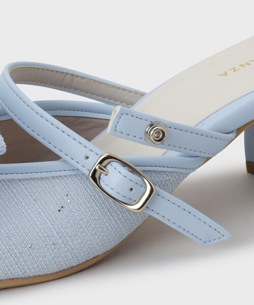 ESPERANZA（エスペランサ）の「BIGリボン2WAYミュール（サンダル・レディース・アイボリー系2/ブルー系2/ブラック系2・LL/L/M/S）」の16枚目の写真