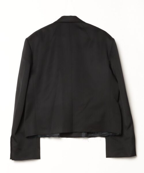 WOOL GABARDINE CUT-OFF SPENCER JACKET（テーラードジャケット