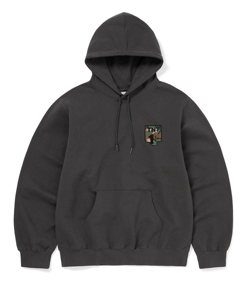 thisisneverthat(ディスイズネバーザット)の「TNT1 Hoodie(パーカー・メンズ・ヘザーグレー/チャコール・L/M/S/XL)」の1枚目の写真