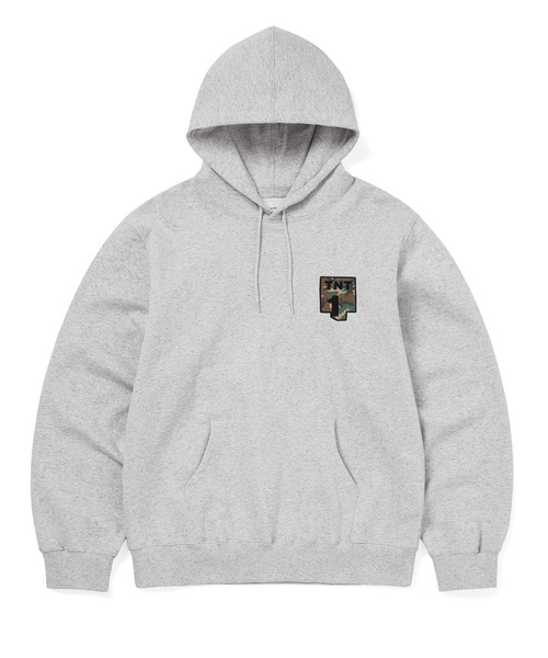 thisisneverthat(ディスイズネバーザット)の「TNT1 Hoodie(パーカー・メンズ・ヘザーグレー/チャコール・L/M/S/XL)」の2枚目の写真
