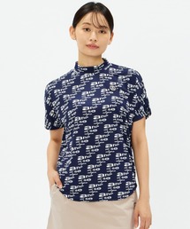 COOL is COOL プリンテッド半袖モックネックシャツ（レディース）