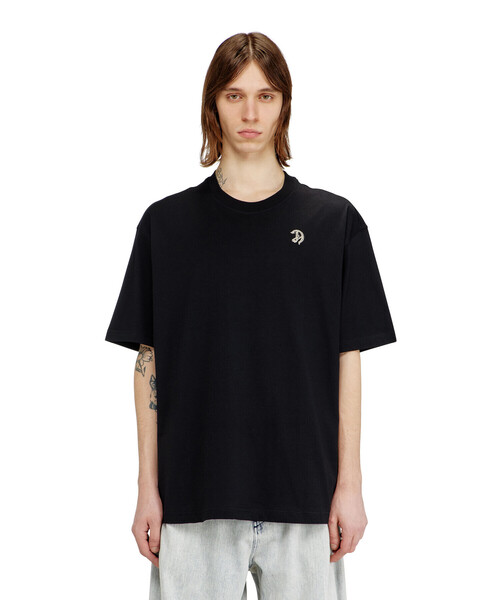 DIESEL(ディーゼル)の「メンズ Tシャツ T-BOGGY-V2(Tシャツ/カットソー・メンズ・ブラック/ホワイト・XXX-LARGE/LARGE/MEDIUM/SMALL/XX-LARGE/X-LARGE/X-SMALL)」の1枚目の写真