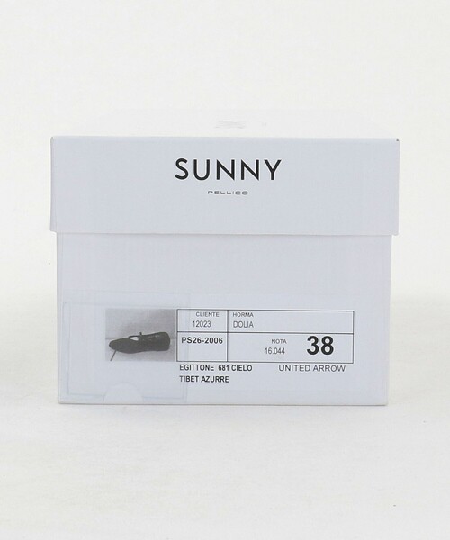 PELLICO SUNNY(ペリーコサニー)の「<PELLICO SUNNY>チュール フラットシューズ< Select by EMMEL REFINES >(バレエシューズ・レディース・ブラック/ライトブルー・38/36/37)」の15枚目の写真