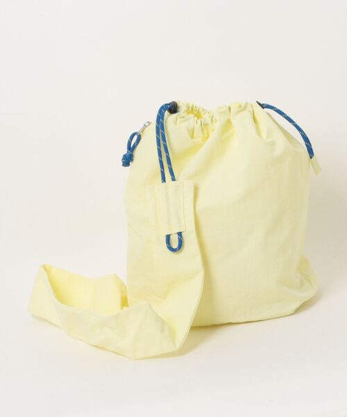 collex（コレックス）の「EA 撥水NYLON*PARACORD BONSACK（かごバッグ・レディース・ブラック/アイボリー/イエロー・フリー）」の3枚目の写真