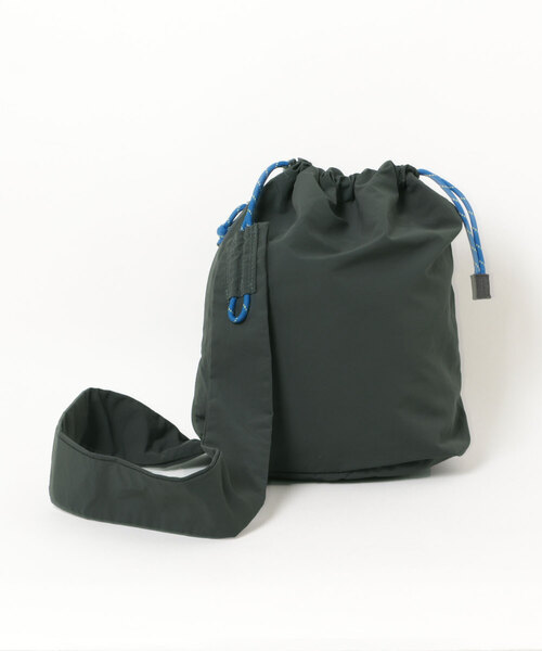 collex（コレックス）の「EA 撥水NYLON*PARACORD BONSACK（かごバッグ・レディース・ブラック/アイボリー/イエロー・フリー）」の2枚目の写真