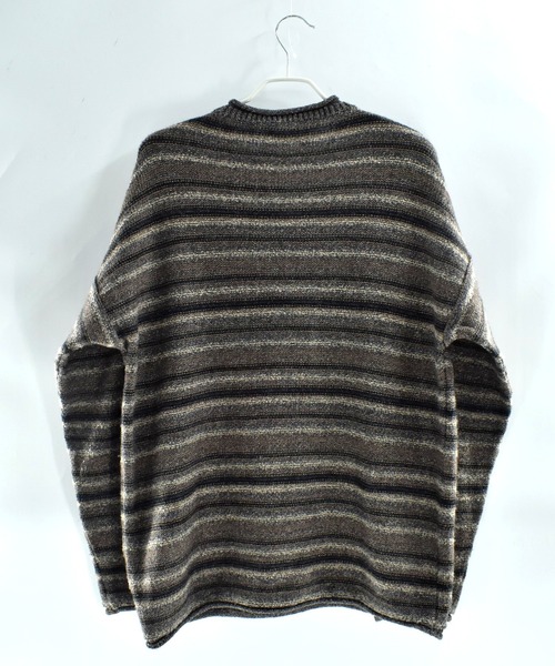 LABORATORY R(ラボラトリーアール)の「【USED】90's NORTH44℃ ボーダーニット セーター(ニット/セーター・メンズ・ブラウン・LARGE)」の6枚目の写真