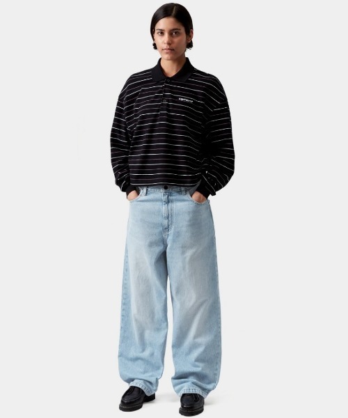 Carhartt WIP(カーハートダブリューアイピー)の「Carhartt WIP WOMEN’S BRANDON PANT(カーハートワークインプログレス ウィメンズ ブランドン パンツ)(デニムパンツ・レディース・ブラック系/ブルー系・X-SMALL/SMALL/MEDIUM)」の12枚目の写真