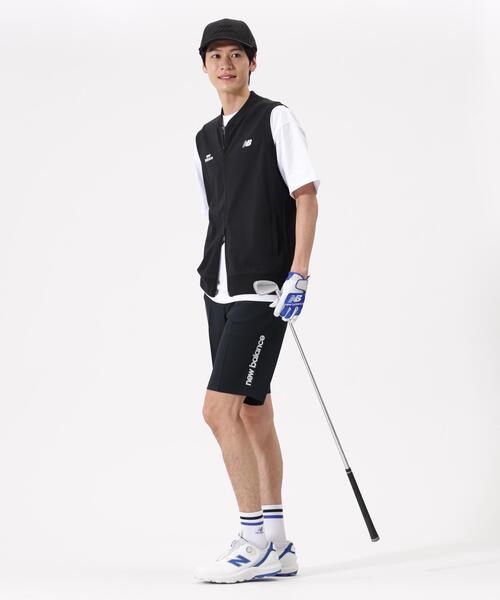 New Balance Golf(ニューバランスゴルフ)の「【new balance golf】【直営店舗限定】スウェット フルジップ ベスト (MENS)(ベスト・メンズ・ブラック/ベージュ系その他・MEDIUM/LARGE/X-LARGE)」の4枚目の写真