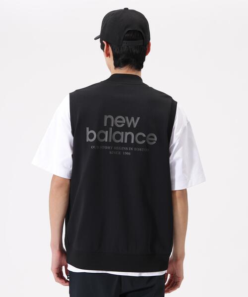 New Balance Golf(ニューバランスゴルフ)の「【new balance golf】【直営店舗限定】スウェット フルジップ ベスト (MENS)(ベスト・メンズ・ブラック/ベージュ系その他・MEDIUM/LARGE/X-LARGE)」の7枚目の写真