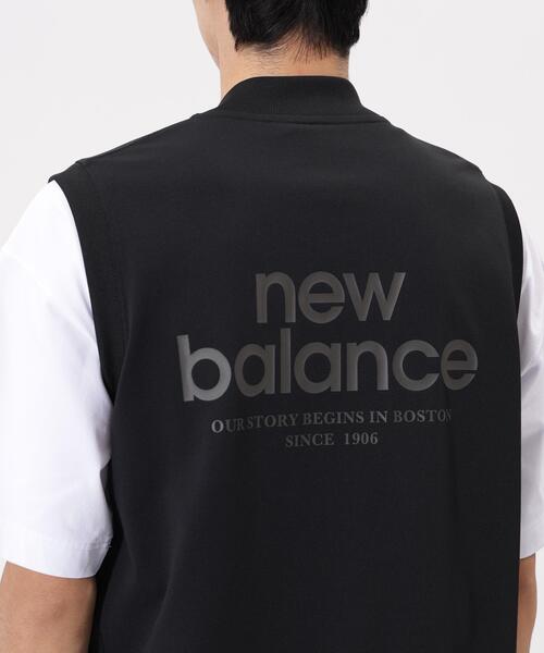 New Balance Golf(ニューバランスゴルフ)の「【new balance golf】【直営店舗限定】スウェット フルジップ ベスト (MENS)(ベスト・メンズ・ブラック/ベージュ系その他・MEDIUM/LARGE/X-LARGE)」の8枚目の写真