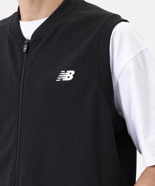 New Balance Golf(ニューバランスゴルフ)の「【new balance golf】【直営店舗限定】スウェット フルジップ ベスト (MENS)(ベスト・メンズ・ブラック/ベージュ系その他・MEDIUM/LARGE/X-LARGE)」の11枚目の写真