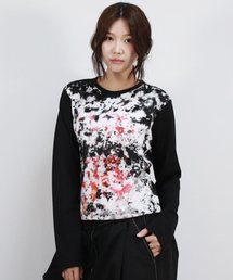 Graffiti Logo Graphic Slim Fit Long Sleeve T-shirt VER.2