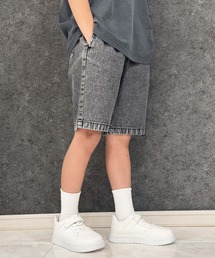 THE CASUAL（カジュアル）の「【ケミカルウォッシュ】 リラックスデニム ハーフパンツ（デニムパンツ）」