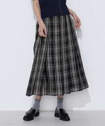 COMME CA（コムサ）の「先染めシアーチェック タックスカート（スカート）」