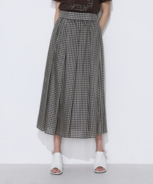 COMME CA（コムサ）の「先染めシアーチェック タックスカート（スカート）」