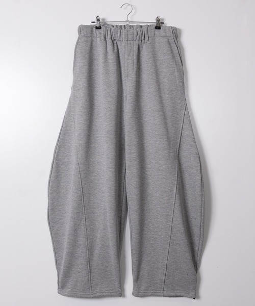 JOHN'S CLOSET（ジョンズクローゼット）の「【13】スウェット バルーンシルエットカーブパンツ/アラジンパンツ（スウェットパンツ・メンズ・グレー/ブラック・LARGE/MEDIUM）」の17枚目の写真