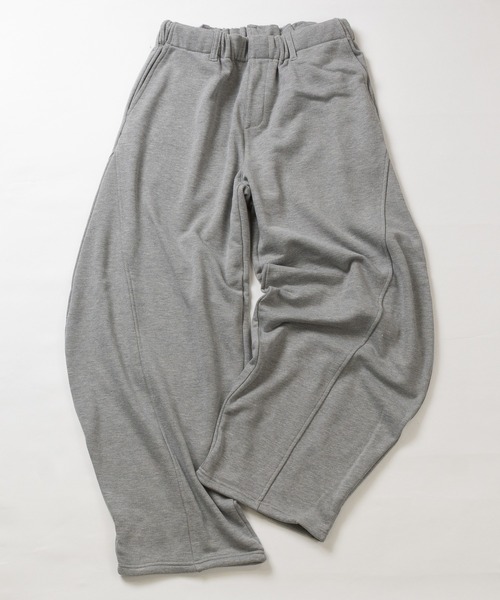 JOHN'S CLOSET（ジョンズクローゼット）の「【13】スウェット バルーンシルエットカーブパンツ/アラジンパンツ（スウェットパンツ・メンズ・グレー/ブラック・LARGE/MEDIUM）」の14枚目の写真