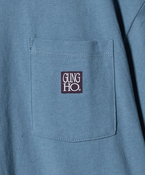 GUNG HO(ガンホー)の「【別注】<GUNG HO>ポケット Tシャツ / キッズ 140cm―150cm(Tシャツ/カットソー・キッズ・ライトグレー/ダークグレー/コバルトブルー・150cm/140cm)」の9枚目の写真