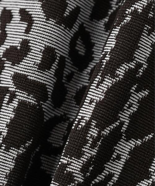 MASTER BUNNY EDITION（マスターバニーエディション）の「【MASTER BUNNY EDITION】千鳥ジャガード（ポロシャツ・レディース・ブラック/グレー/ベージュ・MEDIUM/LARGE/SMALL）」の21枚目の写真