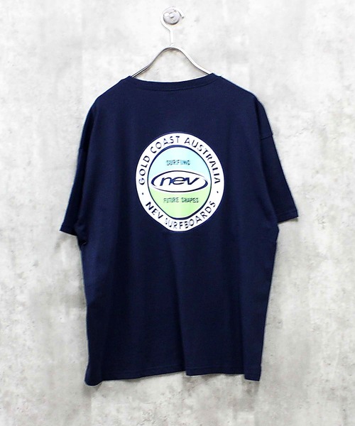 NEV(ネブ)の「【NEV】オーバーサイズ バックプリント Tシャツ(Tシャツ/カットソー・メンズ・ネイビー/ブルー系その他/チャコール/ホワイト系その他/グレー系その他/オフホワイト/杢グレー/ダークグリーン・L/M/XL)」の8枚目の写真