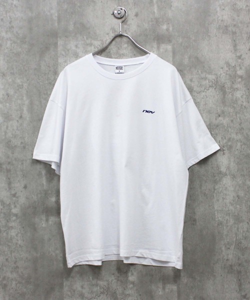 NEV(ネブ)の「【NEV】オーバーサイズ バックプリント Tシャツ(Tシャツ/カットソー・メンズ・ネイビー/ブルー系その他/チャコール/ホワイト系その他/グレー系その他/オフホワイト/杢グレー/ダークグリーン・L/M/XL)」の9枚目の写真