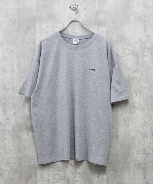 NEV(ネブ)の「【NEV】オーバーサイズ バックプリント Tシャツ(Tシャツ/カットソー・メンズ・ネイビー/ブルー系その他/チャコール/ホワイト系その他/グレー系その他/オフホワイト/杢グレー/ダークグリーン・L/M/XL)」の13枚目の写真