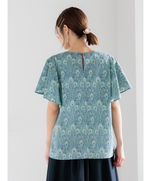 Te chichi（テチチ）の「【LIBERTY FABRICS】フレアスリーブブラウス（シャツ/ブラウス・レディース・ターコイズブルー/チャコールグレー・F）」の20枚目の写真