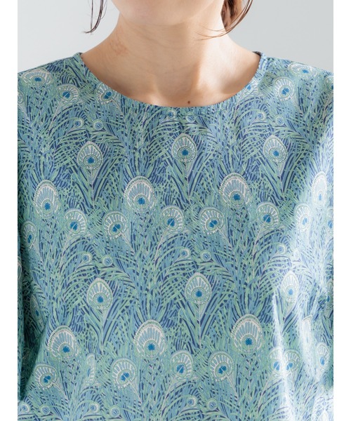 Te chichi（テチチ）の「【LIBERTY FABRICS】フレアスリーブブラウス（シャツ/ブラウス・レディース・ターコイズブルー/チャコールグレー・F）」の22枚目の写真
