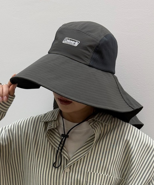 COLEMAN（コールマン）の「【Coleman】サンシェード付きジェットハット 187-0265（ハット・レディース・ライトベージュ/チャコールグレー・FREE）」の16枚目の写真