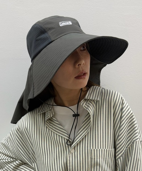 COLEMAN（コールマン）の「【Coleman】サンシェード付きジェットハット 187-0265（ハット・レディース・ライトベージュ/チャコールグレー・FREE）」の17枚目の写真