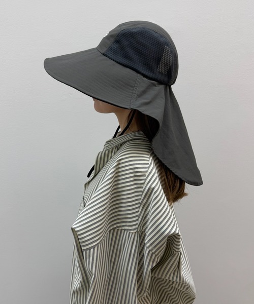 COLEMAN（コールマン）の「【Coleman】サンシェード付きジェットハット 187-0265（ハット・レディース・ライトベージュ/チャコールグレー・FREE）」の21枚目の写真