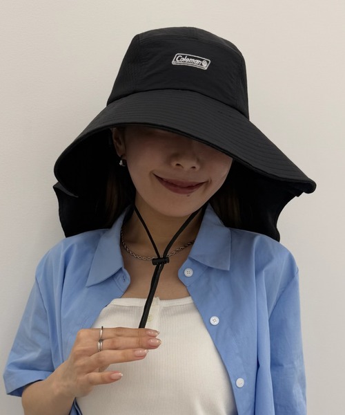 COLEMAN（コールマン）の「【Coleman】サンシェード付きジェットハット 187-0265（ハット・レディース・ライトベージュ/チャコールグレー・FREE）」の9枚目の写真