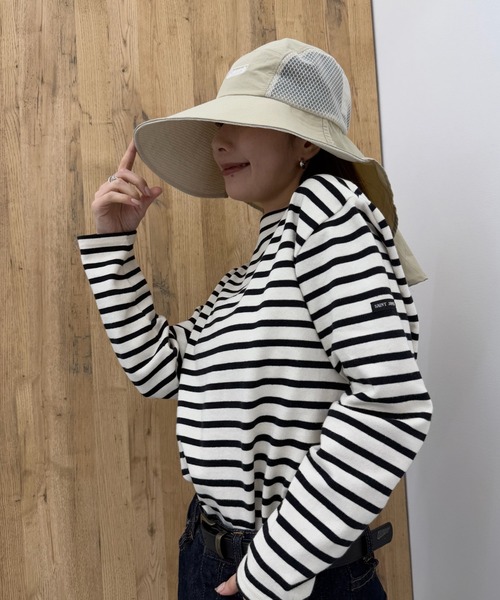 COLEMAN（コールマン）の「【Coleman】サンシェード付きジェットハット 187-0265（ハット・レディース・ライトベージュ/チャコールグレー・FREE）」の7枚目の写真