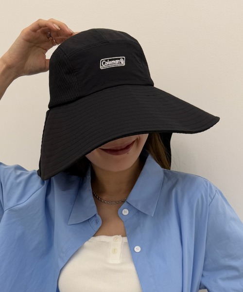 COLEMAN（コールマン）の「【Coleman】サンシェード付きジェットハット 187-0265（ハット・レディース・ライトベージュ/チャコールグレー・FREE）」の13枚目の写真