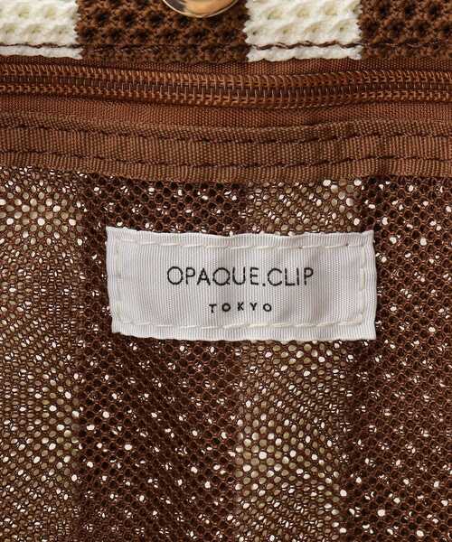 OPAQUE.CLIP(オペークドットクリップ)の「ミニポーチ付きメッシュトートバッグ【大容量】(トートバッグ・レディース・ブラック系/ブラック/ダークブラウン系・00)」の22枚目の写真