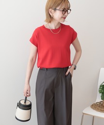 AMERICAN HOLIC | 【接触冷感･UVカット】フレンチスリーブニット(ニット/セーター)