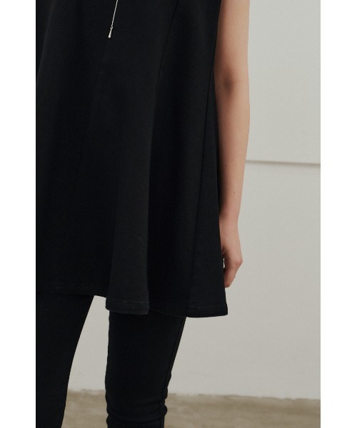 STYLEMIXER（スタイルミキサー）の「パネルフレアデニムチュニック（タンクトップ・レディース・ブラック/ホワイト・SMALL/MEDIUM）」の19枚目の写真