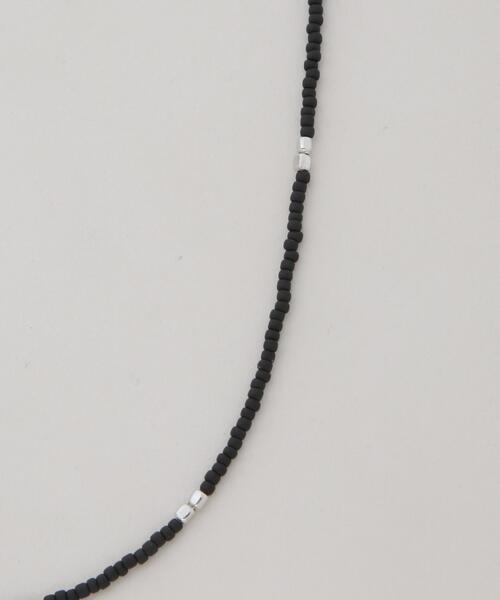 NANO universe（ナノユニバース）の「メタルビーズネックレス（ネックレス・レディース・アイボリー/ブラック/グレー・F）」の8枚目の写真